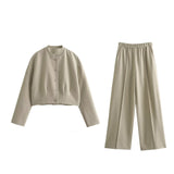 Yipinpay New Series Short Jacket Jacket 8086707 Pajamas Style Trousers 7957707