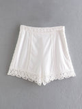 Yipinpay Crochet Knitted Shirt Crochet Shorts In Summer