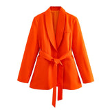 Yipinpay Belt Dress Collar Suit Jacket 2310187 Slim Straight Tube High Waist Trousers 2216118 Suit
