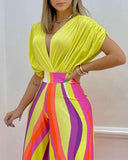 Yipinpay Independent Station Popular Style Summer New Sexy Fashion Women's Wear Two-Piece Set