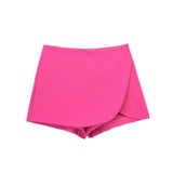 Yipinpay New Autumn Style Solid Color High Waist Shows Thin Fashion Skirt Pants 7385530