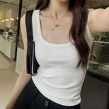 Minority Chic Design Feeling Hong Kong Style Sleeveless Vest Women's Summer 2024 New Sports I-Vest