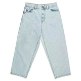 Yipinpay Baggy Jeans Street Hip-Hop Rock Pattern Harajuku Wide-Legged Straight-Leg Pants