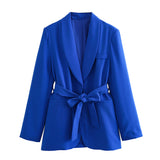 Yipinpay Belt Dress Collar Suit Jacket 2310187 Slim Straight Tube High Waist Trousers 2216118 Suit