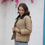 Yipinpay Station New Cotton-Padded Clothes Ins Cotton-Padded Light Cotton-Padded Jacket 2024 Spring And Autumn Fashionable Ladies' Small Fragrant Style Jacket