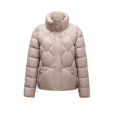 New Cotton-Free Clothes Women's Short Thick Show Thin Down Cotton-Padded Jacket Korean Version Loose Standing Collar Small Cotton-Padded Jacket Coat