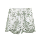 Yipinpay Jacket 2731267 Embroidered Shorts 2731299 Set