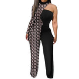 Yipinpay Independent Station New Fashion Printed One-Sleeved One-Sleeved Women's Trousers From Stock
