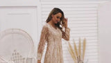 Yipinpay Popular Style Women's Wear Spring And Summer New Long-Sleeved Sequins Tassel Lady Chief