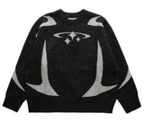 Yipinpay Street Y2k Coat Sports Street Hip-Hop Leisure Color Impact Style Knitted Couple Sweaters Wear Fashion