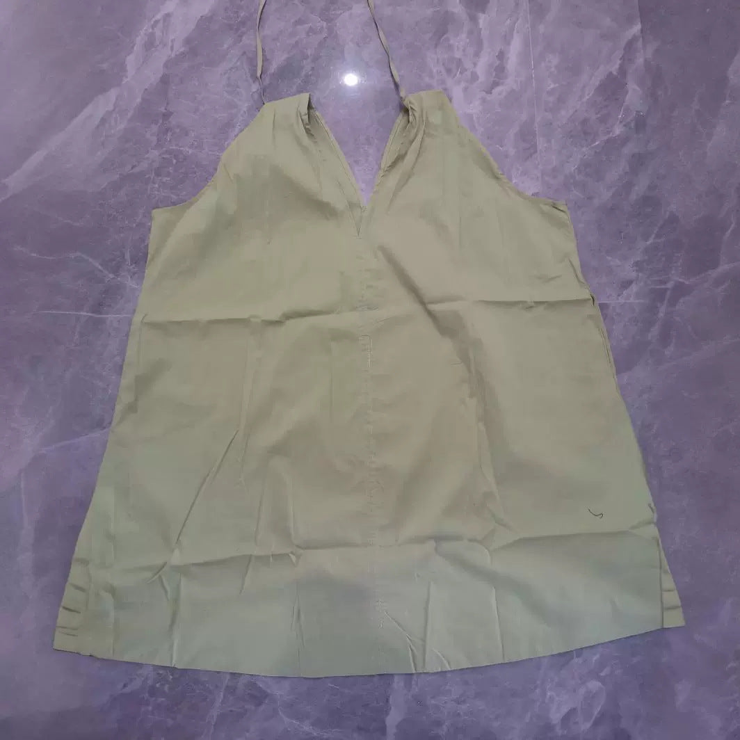 Yipinpay V-Collar Casual Loose Mini Dress In Spring