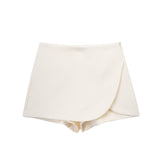Yipinpay New Autumn Style Solid Color High Waist Shows Thin Fashion Skirt Pants 7385530