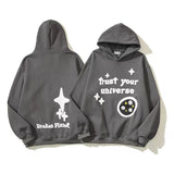 Yipinpay Skull Print Hooded Hoodie Ins Trendy Men's High Street Hoodie In Spring And Autumn