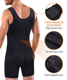 Yipinpay Men's Body-Shaping One-Piece Clothing, One-Piece Flat-Angle Trousers, Waist-Waist Tights.