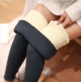 Yipinpay And Winter Cashmere Leggings, Leather Standard Trousers, Warm, Solid Color, Velvet, Thickened Trousers, Tights.