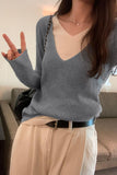 Yipinpay V Holiday Two Colored Age-Reducing Sweaters A New Long-Sleeved Sweater For Women In Autumn And Winter