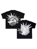 Yipinpay Wear Y2K Clothing T-Shirt Men's And Women's Hip-Hop Cartoon Printed T-Shirt Gothic Super Cotton Short Sleeves