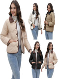Yipinpay Station New Cotton-Padded Clothes Ins Cotton-Padded Light Cotton-Padded Jacket 2024 Spring And Autumn Fashionable Ladies' Small Fragrant Style Jacket