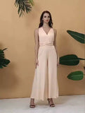 Yipinpay Popular Style Multi-Wear Multi-Rope Cross OL Sexy Bandage Jumpsuit Fashionable Women's Wear
