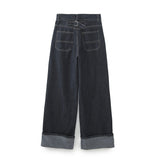 Yipinpay New Autumn Denim Jacket 9632255 Rolled-Up Trousers Leg Jeans 6045205