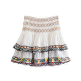 Yipinpay Embroidered Shirt 05107247251 Embroidered Skirt 05107249250 In Autumn