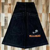 Yipinpay Baggy Jeans Y2K Original Hip-Hop Vintage Pattern Jeans Street Men Rest