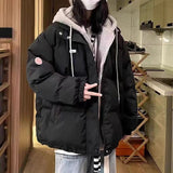 Cotton-Padded Jacket Women Winter Thick Padded Clothes Oversize Tide Winter Clothes 2024 New Students Fake Two Cotton-Padded Jacket