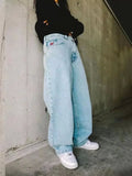 Yipinpay Y2K Polar Boy Jeans Hip-Hop Cartoon Pattern Loose Harajuku High Waist Wide Pants