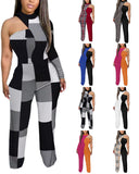 Yipinpay Independent Station New Fashion Printed One-Sleeved One-Sleeved Women's Trousers From Stock