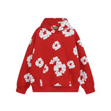 Yipinpay High Street Tide Card Letter Printed Loose Jeans Jacket Men's And Women's Same High Street Suit
