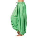 Yipinpay Ladies' Knickers Loose Casual Rayon Wide Tube Pants Harlan Pants Yoga Dance Pants