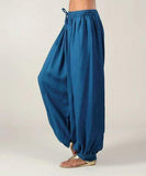 Yipinpay Ladies' Knickers Loose Casual Rayon Wide Tube Pants Harlan Pants Yoga Dance Pants