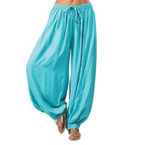 Yipinpay Ladies' Knickers Loose Casual Rayon Wide Tube Pants Harlan Pants Yoga Dance Pants