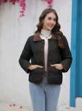 Yipinpay Station New Cotton-Padded Clothes Ins Cotton-Padded Light Cotton-Padded Jacket 2024 Spring And Autumn Fashionable Ladies' Small Fragrant Style Jacket