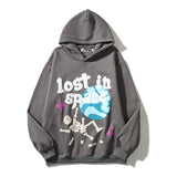 Yipinpay Skull Print Hooded Hoodie Ins Trendy Men's High Street Hoodie In Spring And Autumn