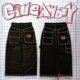 Yipinpay Street Boy Jeans Y2K Hip-Hop Cartoon Embroidery Vintage Blue Jeans Pants Man