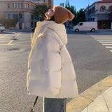 Gentle Short Down Cotton Jacket Female Small Man 2024 Winter New Add Thick Hot Style Bread Jacket Cotton-Padded Jacket