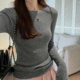 Yipinpay Bottomed Sweater For Women In Autumn And Winter, The New Style Women's Wear Has A Slim, Lean Sweater And Knitted Shirt.