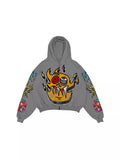 Yipinpay Printing Y2K Vintage Hoodie For Men And Women In The Same Style