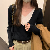 Yipinpay V Holiday Two Colored Age-Reducing Sweaters A New Long-Sleeved Sweater For Women In Autumn And Winter