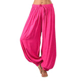 Yipinpay Ladies' Knickers Loose Casual Rayon Wide Tube Pants Harlan Pants Yoga Dance Pants