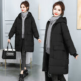 Fat Large Size Cotton-Padded Jacket Female 200 Fat Mm Loose Pregnant Women In The Long Down Cotton-Padded Jacket 300 Jin Coat Tide