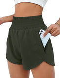 Yipinpay Women's Sports Shorts Quick-Dry Loose Leisure High-Waist Side Zipper Fitness Yoga Three-Point Shorts