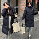 Jacket Women's Winter Jacket Cotton-Padded Jacket 2024 New Burst Plus Thick Autumn And Winter Oversize Long Korean Department