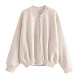 Yipinpay Pilot Jacket Jacket Sweater 3199802 Loose Velvet Trousers 3199803 Set