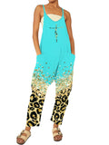 Yipinpay Summer New Fashion Leisure Loose Printed Jumpsuit