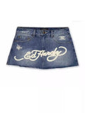 Yipinpay New Hot Girl Denim Skirt With Buttocks In E-Commerce In Spring And Summer Shows That Y2k Is Thin And Defensive.