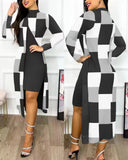 Yipinpay New Women's Wear 2024 Fashion Split Printing 2-Piece Set