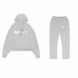 Yipinpay Tide Brand NOFS Printing Sports Suit Retro Loose Hooded Sweater Autumn And Winter Men's And Women's Casual Trousers