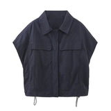 Yipinpay Spring Pocket Umbrella Shirt 2208674 Overalls 2212674 Suit